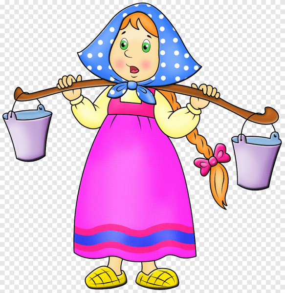 Девочка с коромыслом