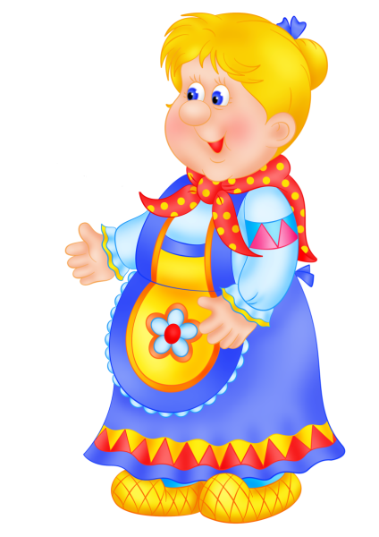 Бабушка на белом фоне для детей