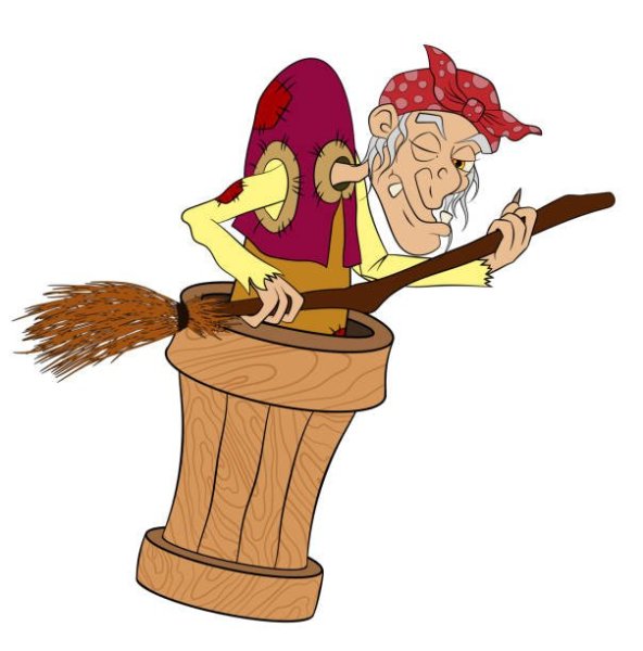 Ступа бабы яги вектор