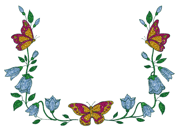 Рамка "бабочка"