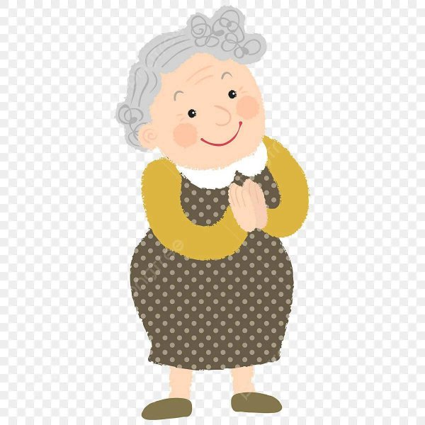 Бабушка рисунок