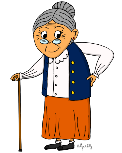 Бабка мультяшная