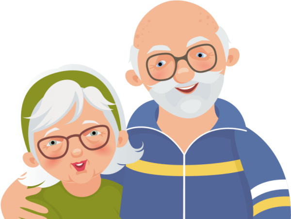 Бабушка и дедушка