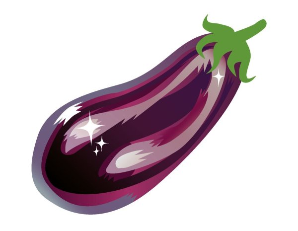 Баклажан мультяшный