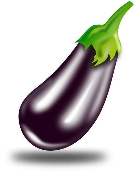 Баклажан мультяшный