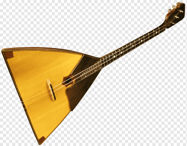 Балалайка на белом фоне