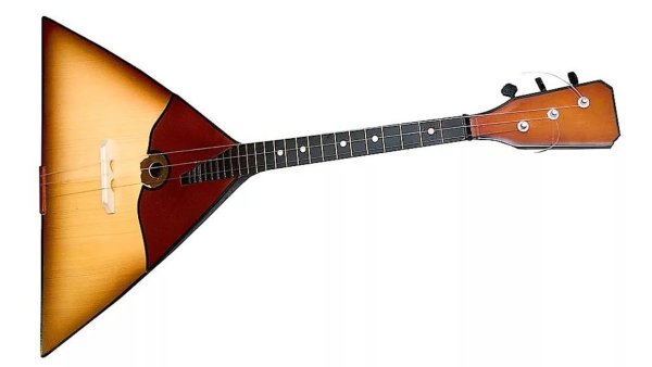 Балалайка на прозрачном фоне