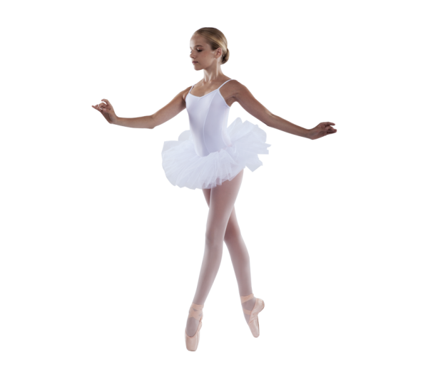 Балерина на прозрачном фоне