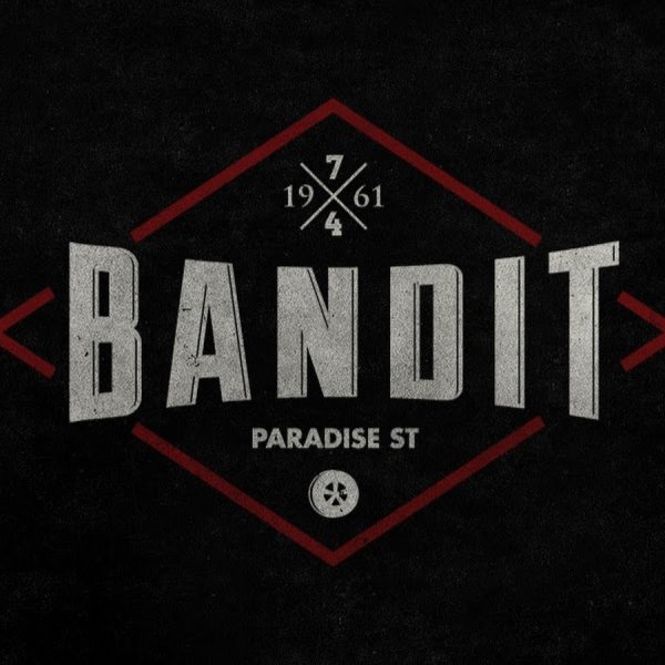 Стиль бандит надпись