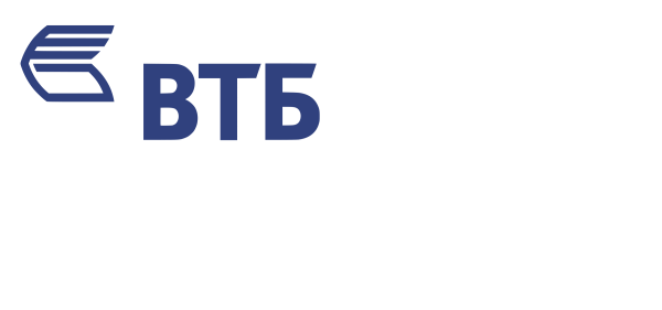 ВТБ банк логотип на прозрачном фоне