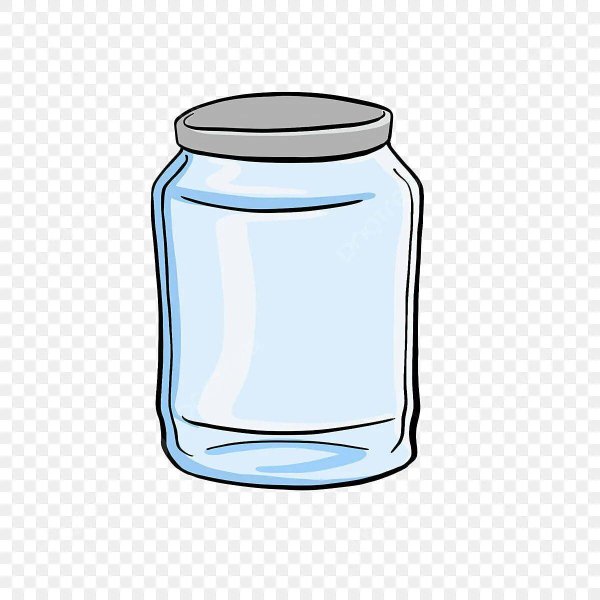 Мультяшная стеклянная банка