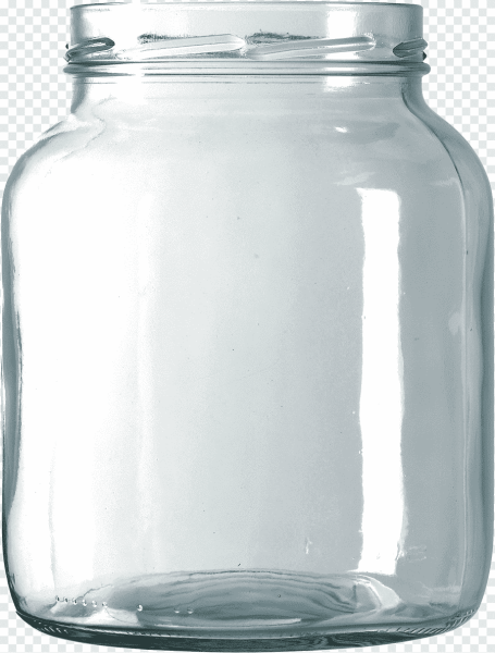 Прозрачная банка