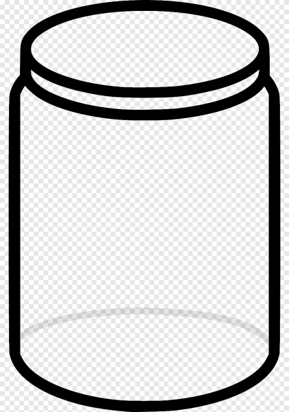 Шаблон банки для рисования