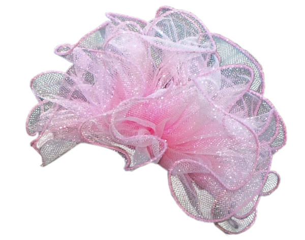 Бант для волос на прозрачном фоне