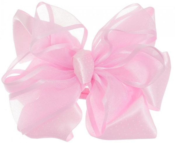 Девочка с розовым бантом