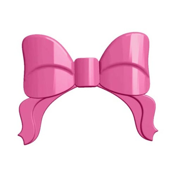 Розовый бант