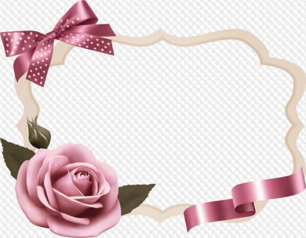 Рамка с бантиком