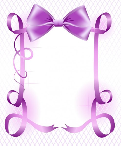 Рамка с бантиком