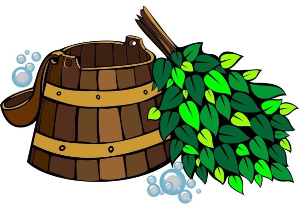 Веник для бани вектор