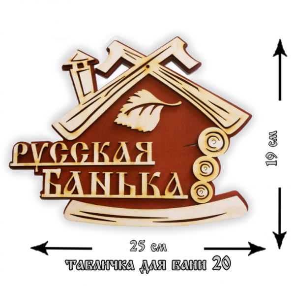Баня вывеска