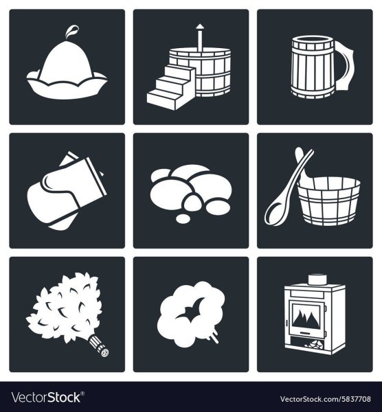 Банный веник значок