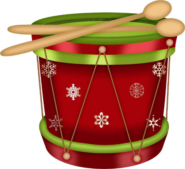 Барабан детский на прозрачном фоне