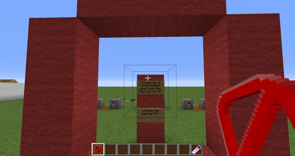 ID невидимого блока в майнкрафт