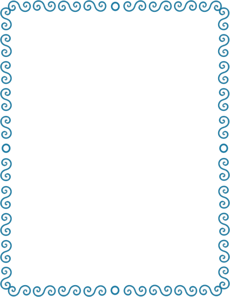 Рамка с башкирским орнаментом для текста Word