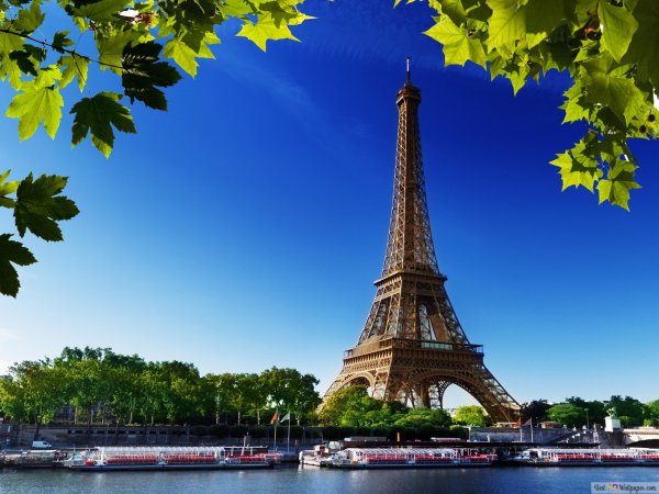 Франция Эйфелева башня обои