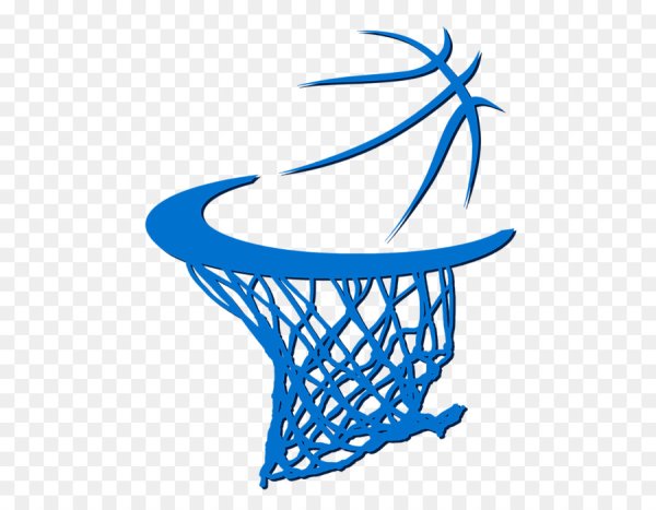 Баскетбольное кольцо с мячом вектор