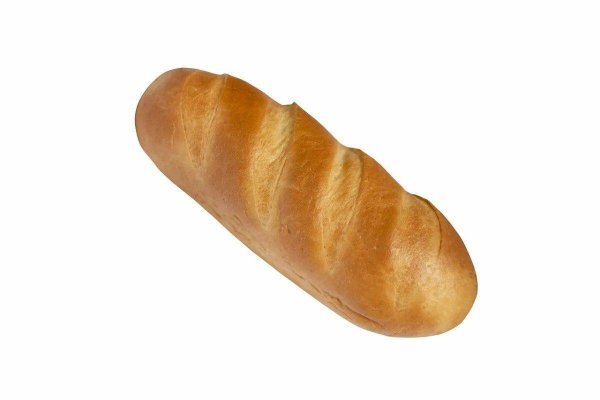 Батон хлеба на прозрачном фоне