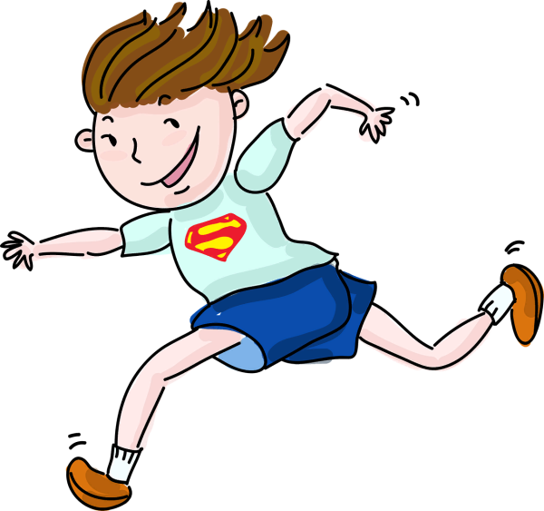 Бегущий человек мультяшный