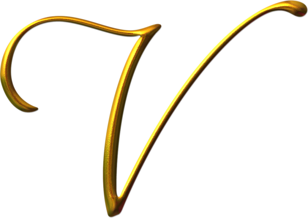 Красивые буквы на прозрачном фоне