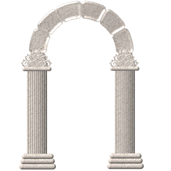 Греческая арка сбоку