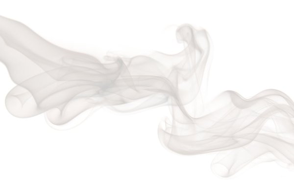 Дым на прозрачном фоне
