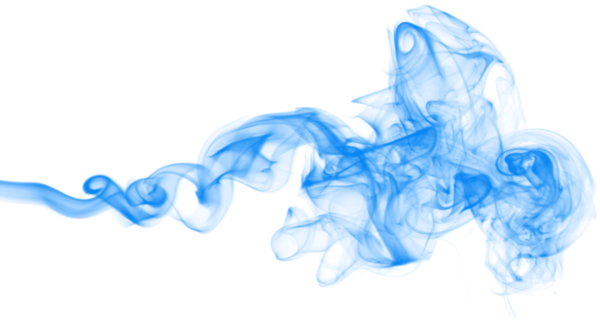 Голубая дымка на прозрачном фоне