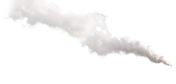 Дым на прозрачном фоне