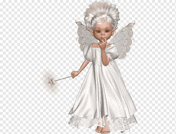 Фея на прозрачном фоне