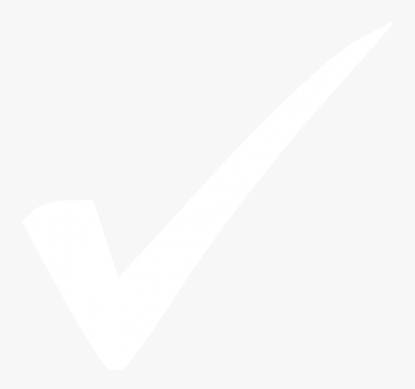 Галочка символ белая