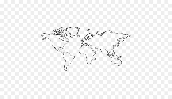 Карта черно белая