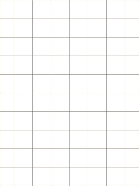 Клеточная разлиновка а4