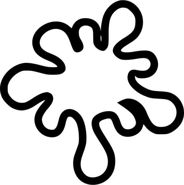 Кляксы очертания