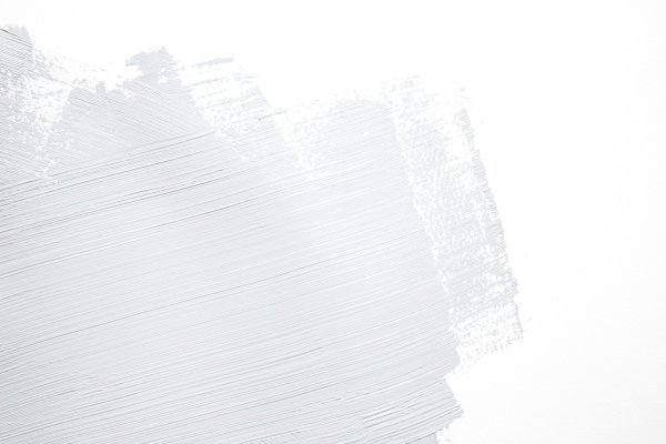 Мазки белой краски