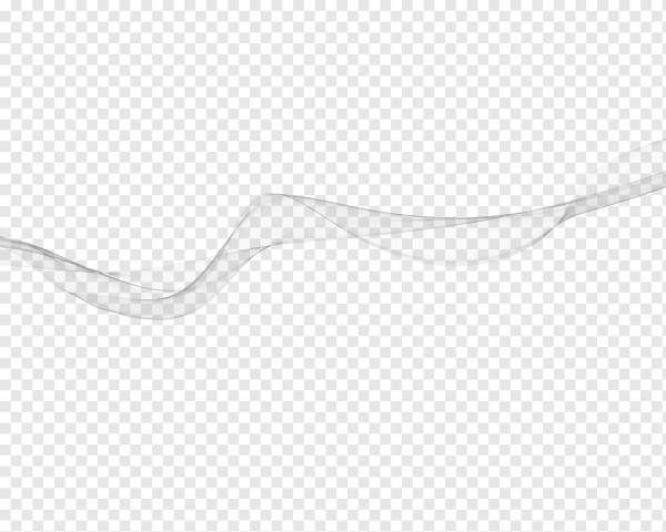 Белая волнистая линия на прозрачном фоне
