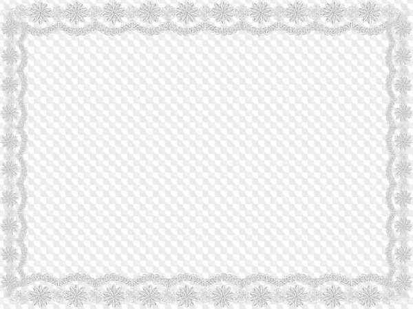 Белая ажурная рамка