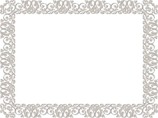 Кружевная рамка