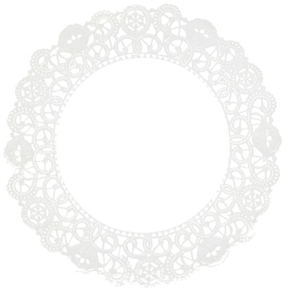 Круглая ажурная рамка