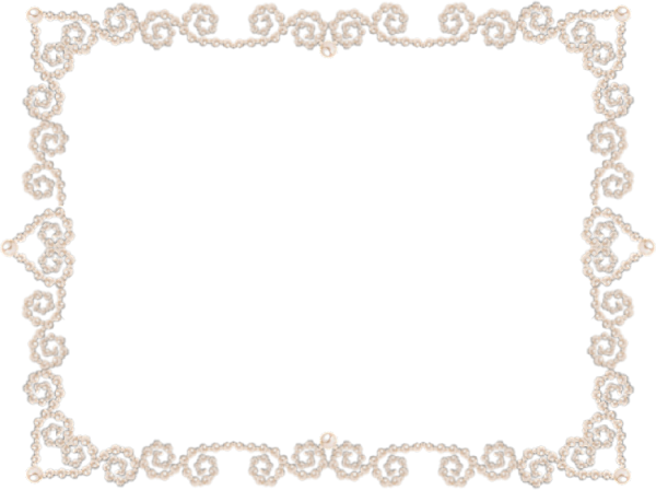 Кружевная рамочка на прозрачном фоне