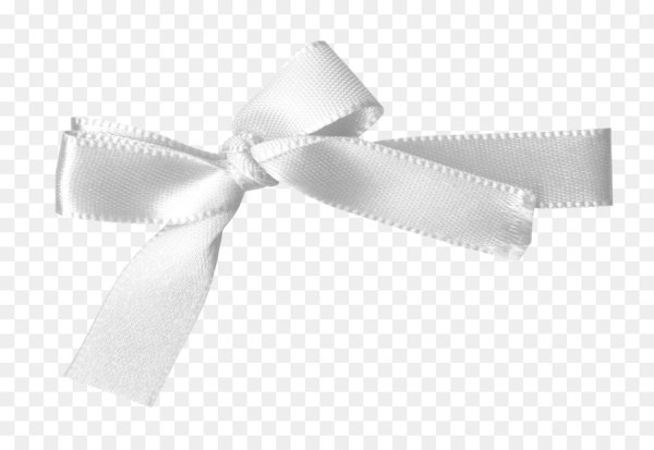 Белый бантик