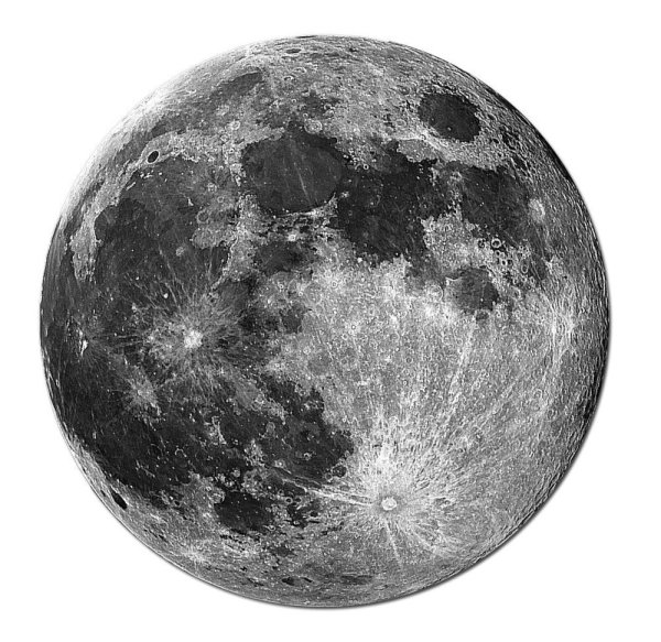 Луна без фона